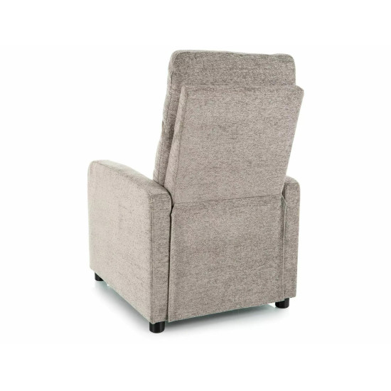 Кресло реклайнер Otus Raven Серая ткань / Черный каркас 3