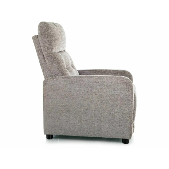 Кресло реклайнер Otus Raven Серая ткань / Черный каркас 2