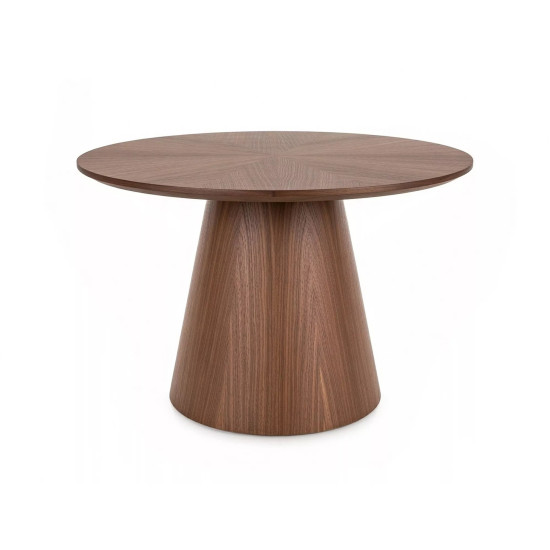 Стол журнальный кофейный Angel ø60 см Орех 2