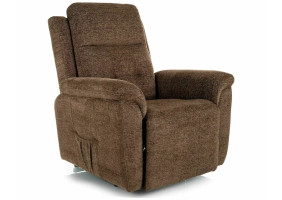 Кресло-вертикализатор Morgan Raven Капучино ткань / Черный каркас