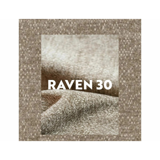 Кровать двухспальная мягкая Parma Raven 140×200 Темно-бежевая ткань 17