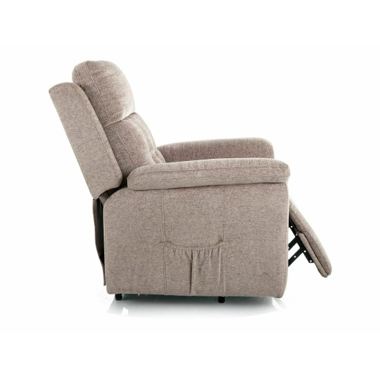 Кресло-вертикализатор Morgan Raven Темно-бежевая ткань / Черный каркас 8