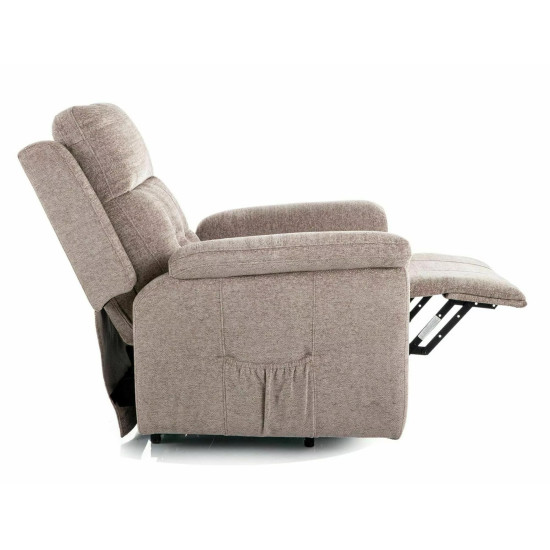 Кресло-вертикализатор Morgan Raven Темно-бежевая ткань / Черный каркас 9