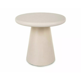 Стол журнальный кофейный Aurora ø45 см Экрю