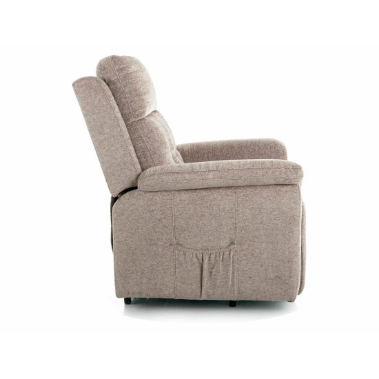 Кресло-вертикализатор Morgan Raven Темно-бежевая ткань / Черный каркас 7