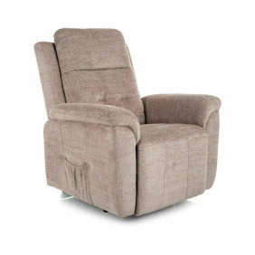 Кресло-вертикализатор Morgan Raven Темно-бежевая ткань / Черный каркас