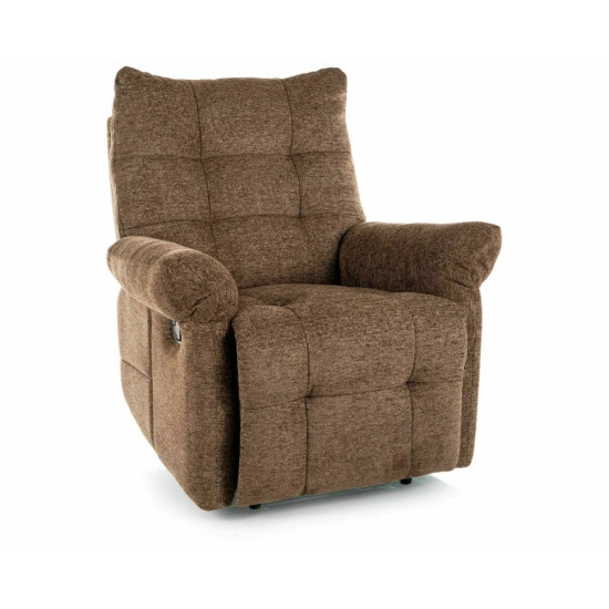 Кресло реклайнер Atos Raven Капучино ткань / Черный каркас 1