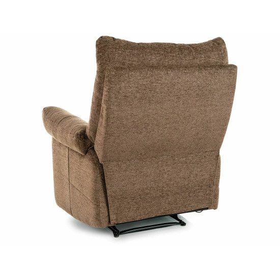 Кресло реклайнер Atos Raven Капучино ткань / Черный каркас 2