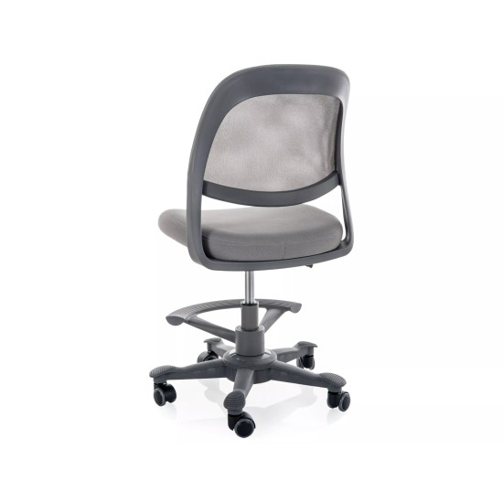 Кресло офисное компьютерное поворотное Q-027 Серая сетка с мембранной тканью / Серый каркас 2