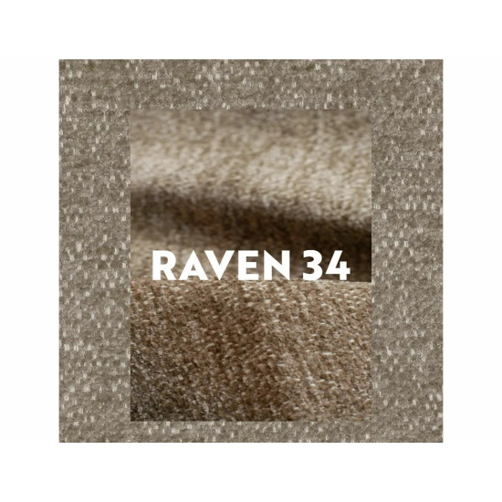 Стул кухонный обеденный мягкий John Raven Латте ткань / Черный каркас 6