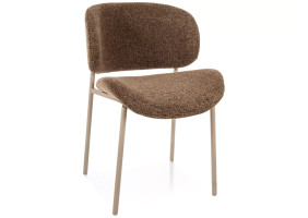 Стул кухонный обеденный мягкий Kiso Noelle Капучино ткань / Кашемир каркас