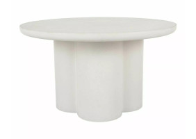 Стол журнальный кофейный Rosalia ø80 см Экрю