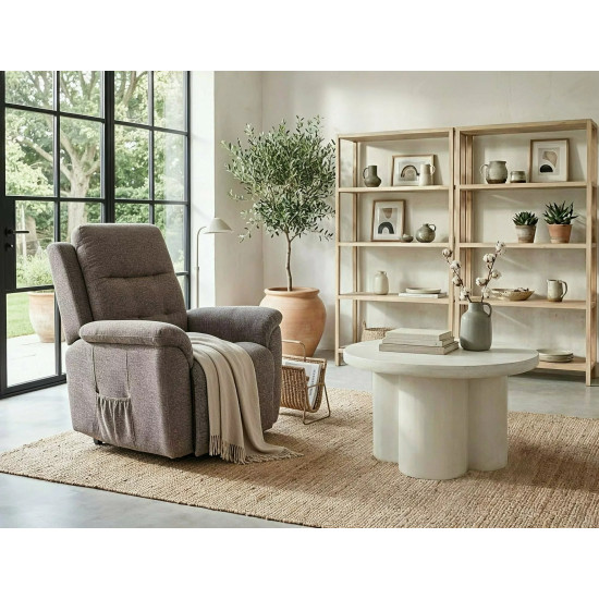 Стол журнальный кофейный Rosalia ø80 см Экрю 5