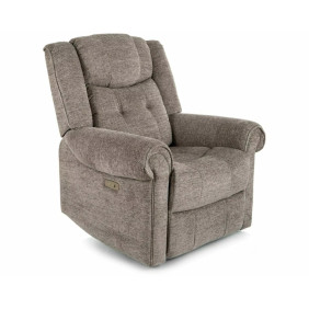 Кресло реклайнер электрическое Parys Raven Серая ткань / Черный каркас