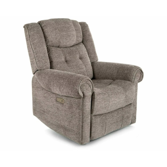 Кресло реклайнер электрическое Parys Raven Серая ткань / Черный каркас 1