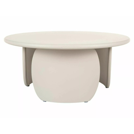 Стол журнальный кофейный Noemi ø80 см Беж 4