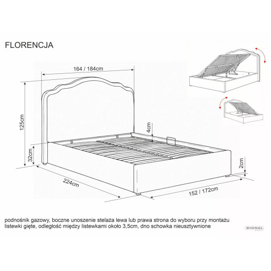 Кровать двухспальная мягкая Florencja Velvet 160×200 Темно-бежевая велюр Bluvel 15