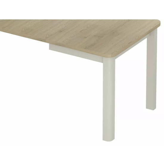 Стол обеденный раскладной кухонный Oskar (120–200)×80 см Ламинированная плита Дуб / Кашемир каркас 3