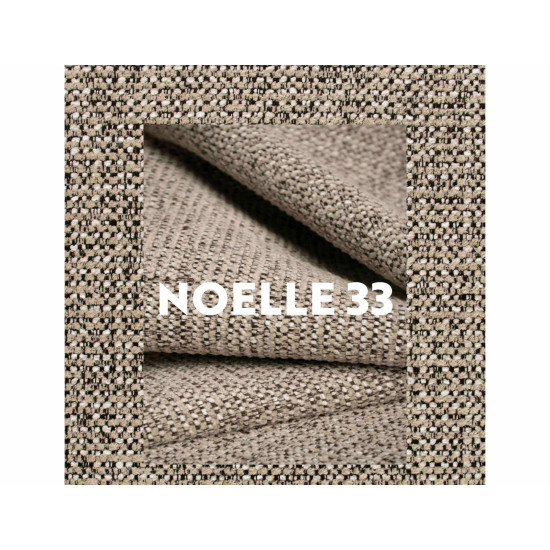 Стул кухонный обеденный мягкий Olsen Noelle Темно-бежевая ткань / Черный каркас 6