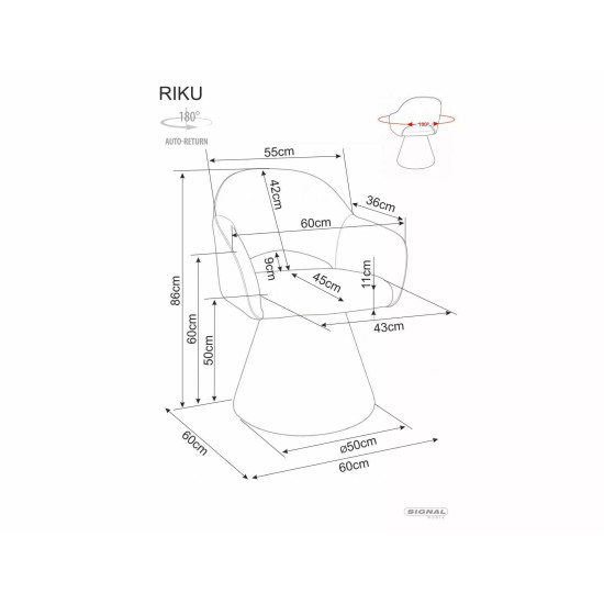 Стул кухонный обеденный мягкий Riku Noelle Серая ткань / Серый каркас 5