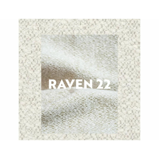 Стул кухонный обеденный мягкий Lagos D Raven Светло-бежевая ткань / Дуб каркас 6