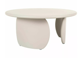 Стол журнальный кофейный Noemi ø80 см Беж