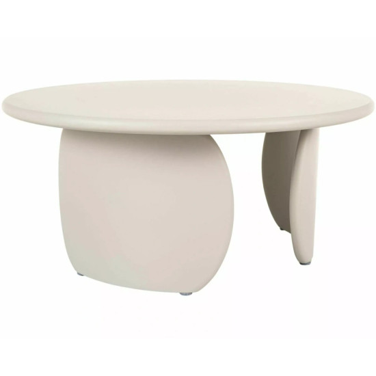 Стол журнальный кофейный Noemi ø80 см Беж 1