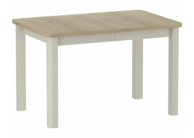Стол обеденный раскладной кухонный Oskar (120–200)×80 см Ламинированная плита Дуб / Кашемир каркас