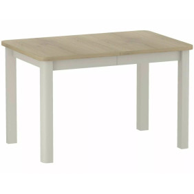 Стол обеденный раскладной кухонный Oskar (120–200)×80 см Ламинированная плита Дуб / Кашемир каркас