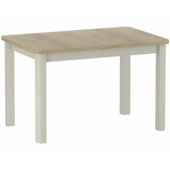 Стол обеденный раскладной кухонный Oskar (120–200)×80 см Ламинированная плита Дуб / Кашемир каркас 1