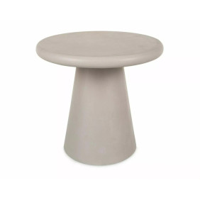 Стол журнальный кофейный Aurora ø45 см Светло-серый