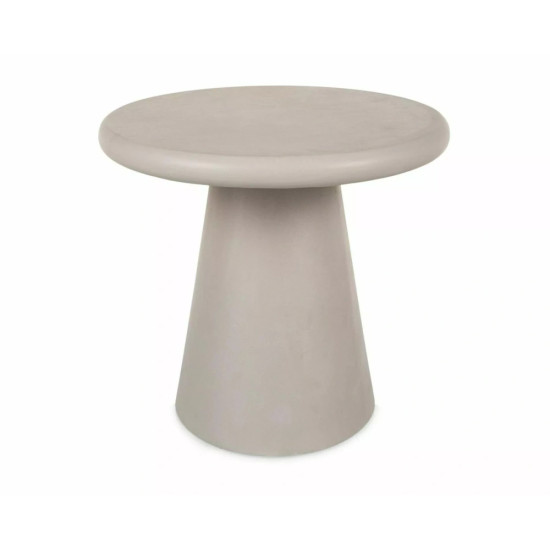 Стол журнальный кофейный Aurora ø45 см Светло-серый 1