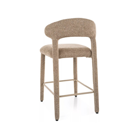 Полубарный стул кухонный Cava H-2 Бежевая ткань / Бежевый каркас 4
