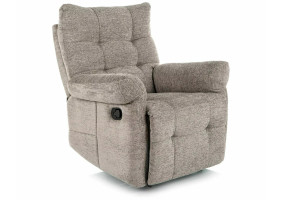 Кресло реклайнер Atos Raven Серая ткань / Черный каркас