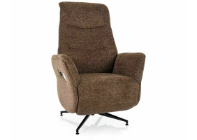 Кресло реклайнер электрическое Nestor Raven Капучино ткань / Черный каркас