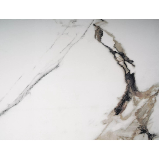 Стол журнальный кофейный Adoro B 105×65 см Белый / Медь 7