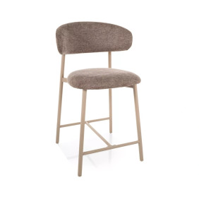 Полубарный кухонный стул Elton H-2 Brego Бежевая ткань / Кашемир каркас