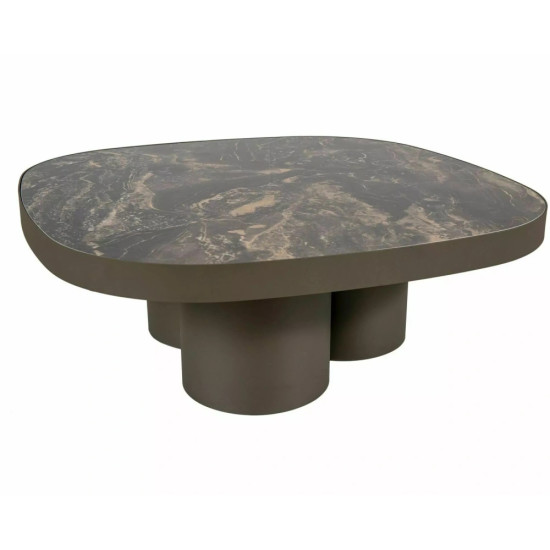 Стол журнальный кофейный Stella A 100×100 см Черный 1