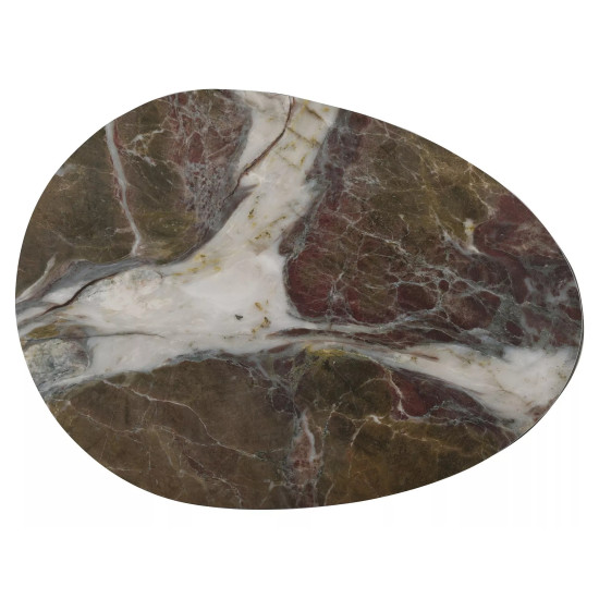 Стол журнальный кофейный Gusto B 98×73 см Коричневый / Медь 4