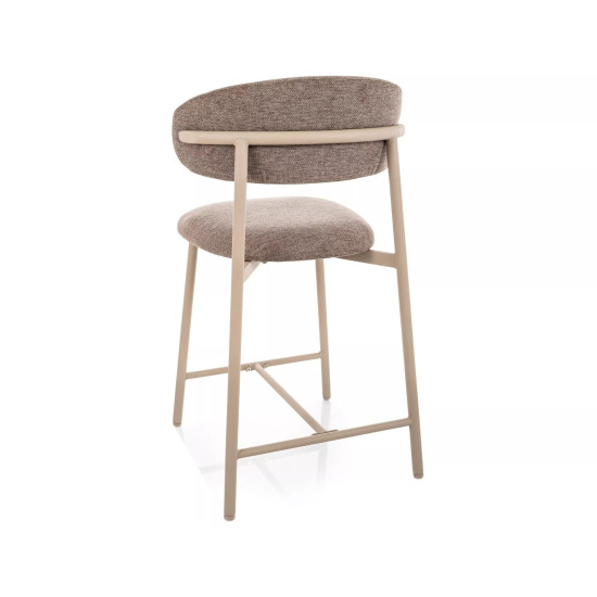Полубарный кухонный стул Elton H-2 Brego Бежевая ткань / Кашемир каркас 3