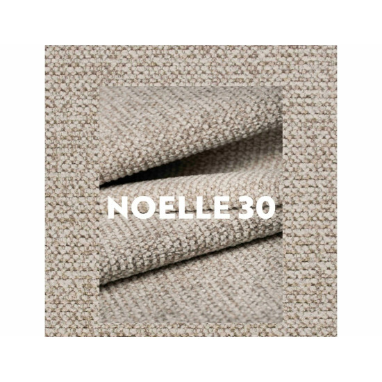 Стул кухонный обеденный мягкий Nao Noelle Бежевая ткань / Черный каркас 5