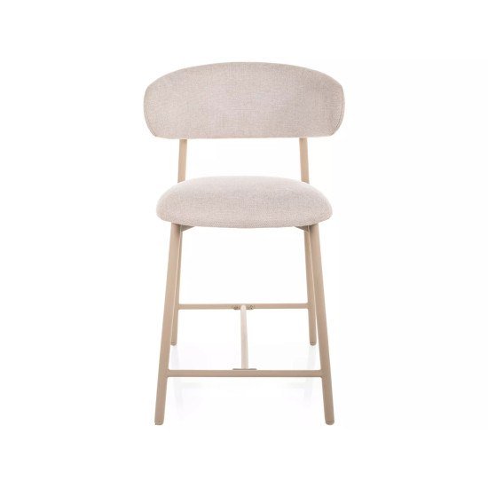 Полубарный кухонный стул Elton H-2 Brego Светло-бежевая ткань / Кашемир каркас 2