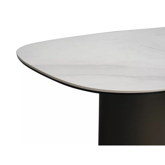 Стол журнальный кофейный Bello B 75×50 см Белый / Медь 5