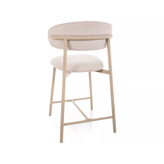 Полубарный кухонный стул Elton H-2 Brego Светло-бежевая ткань / Кашемир каркас 3
