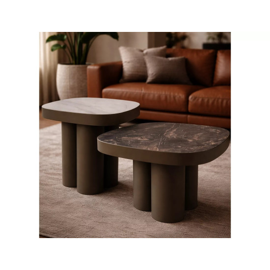 Стол журнальный кофейный Stella B 75×75 см Черный 3