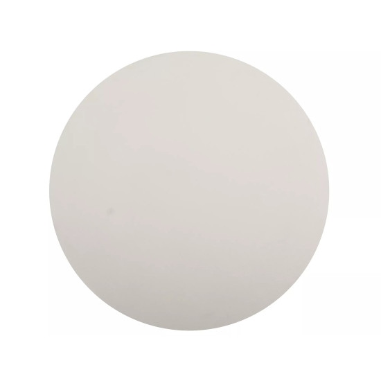 Обеденный стол кухонный Rosalia ø120 см МДФ + микроцемент Экрю / Экрю каркас 4