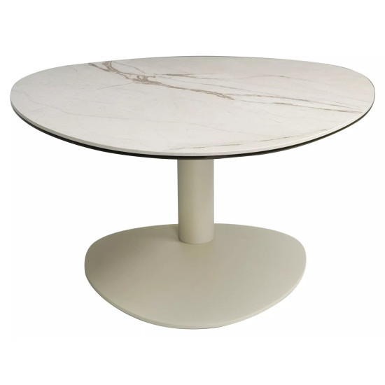 Стол журнальный кофейный Ciao A ø74 см Беж/Кашемир 5