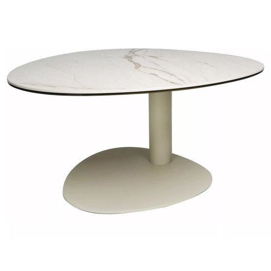 Стол журнальный кофейный Ciao A ø74 см Беж/Кашемир 8