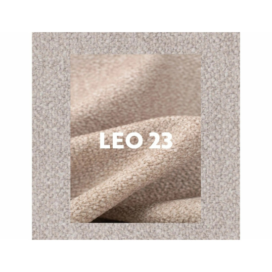 Стул кухонный обеденный мягкий Borgo Leo Светло-бежевая ткань / Черный каркас 5