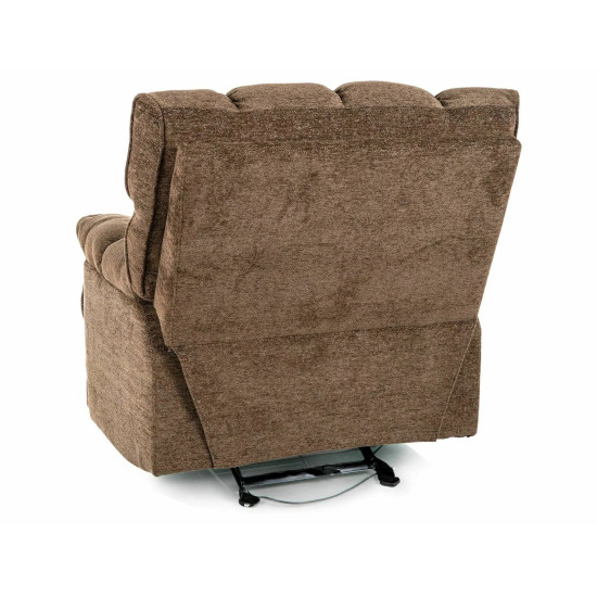 Кресло реклайнер электрическое Homer Raven Капучино ткань / Черный каркас 2